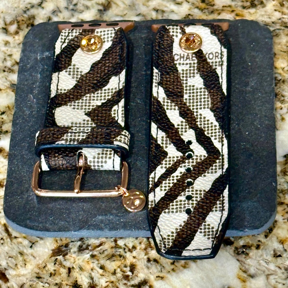 UPCYCLED AUTHENTIC MICHAEL KORS IPHONE WATCHBAND